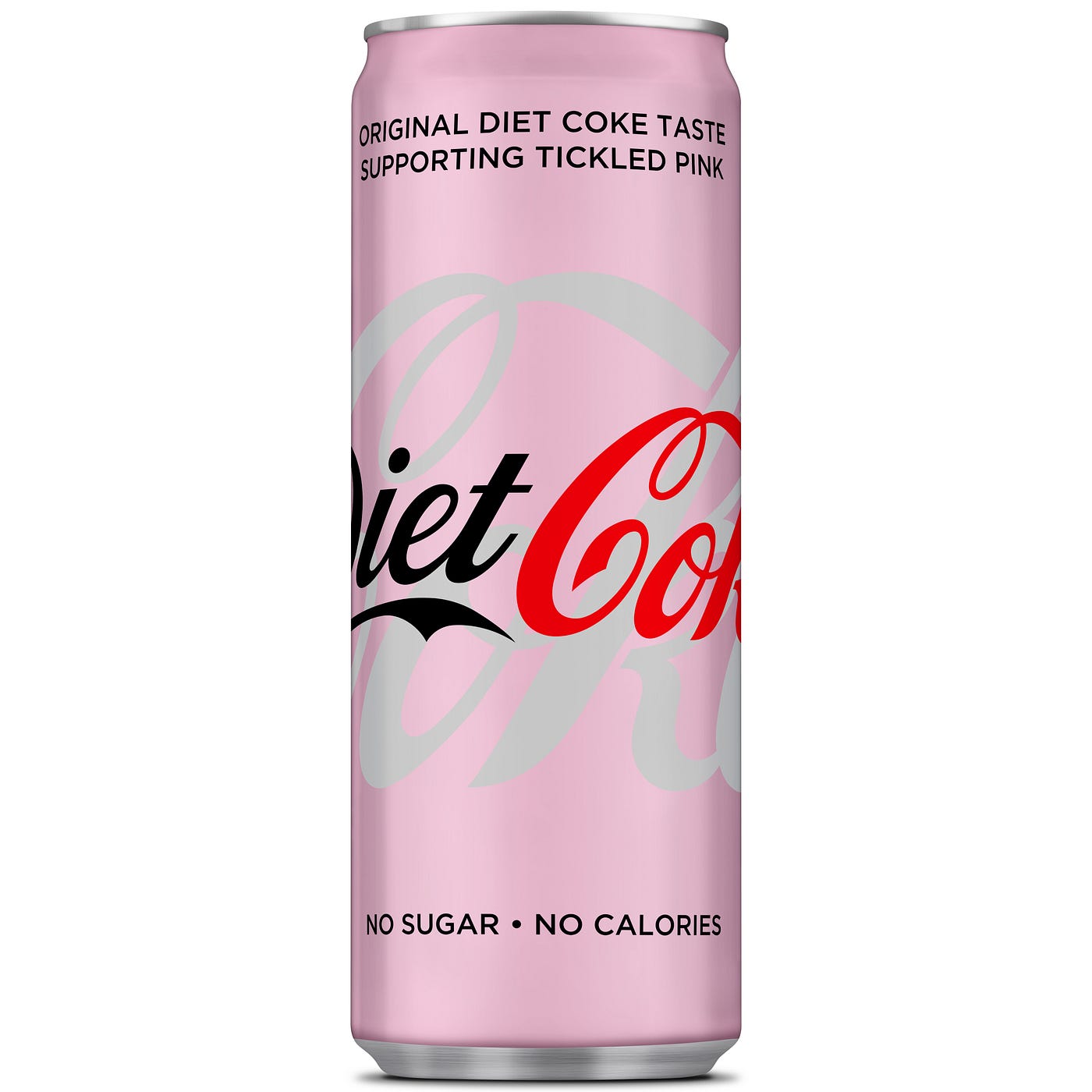 Pink Diet Coke in a glass