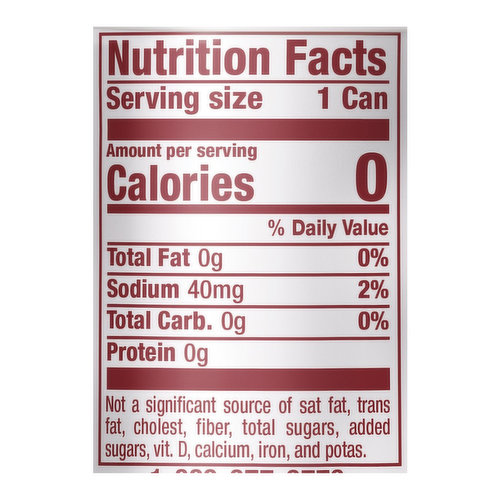 Diet Dr Pepper Nutrition Facts