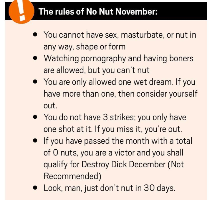 No Nut November Tips